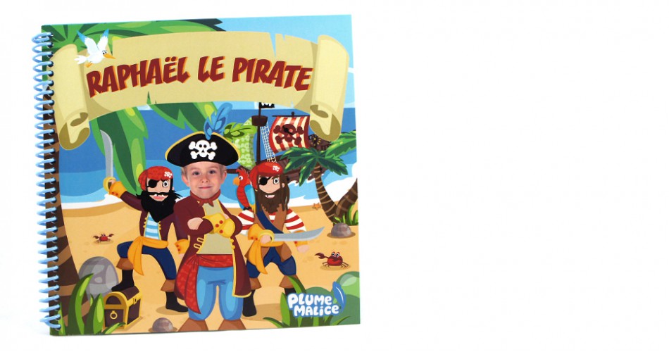 Les pirates - Livre personnalisé pour enfant - Plume Malice