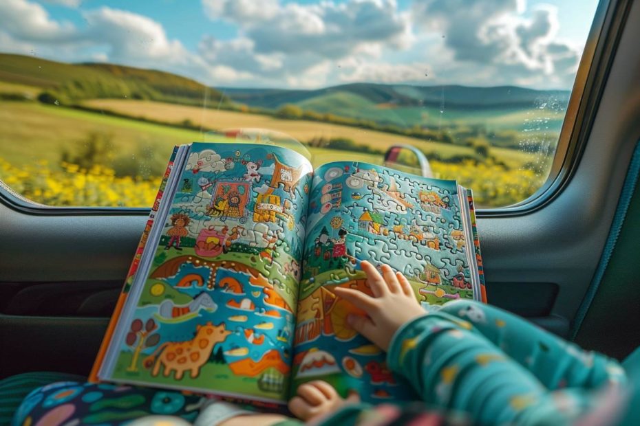 Les meilleurs livres d'activités pour enfants en voiture : divertissement garanti pendant les longs trajets